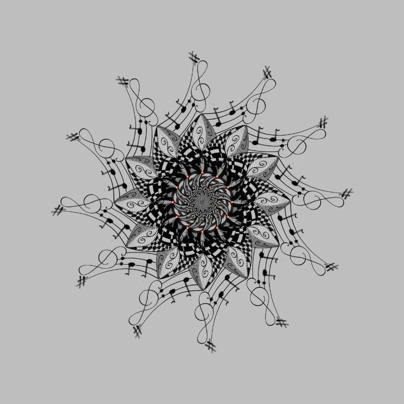 Mandala Élégant musical