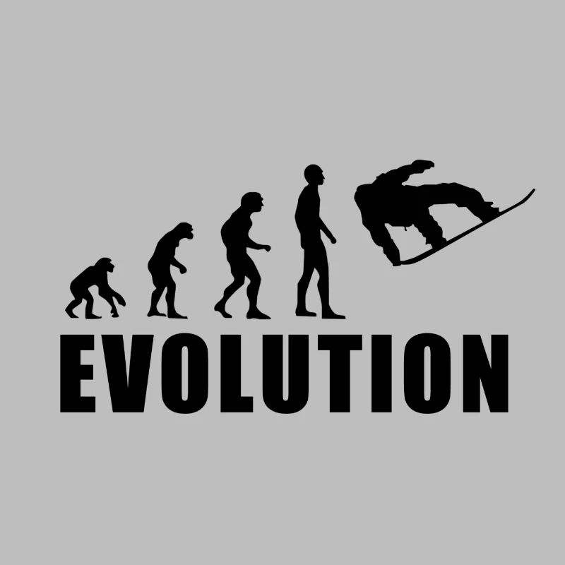EVOLUTION SNOWBOARD Schnee Winter Geschenk