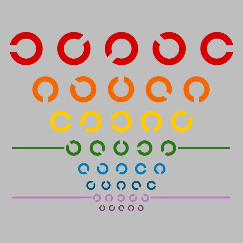 Rainbow Eye Test