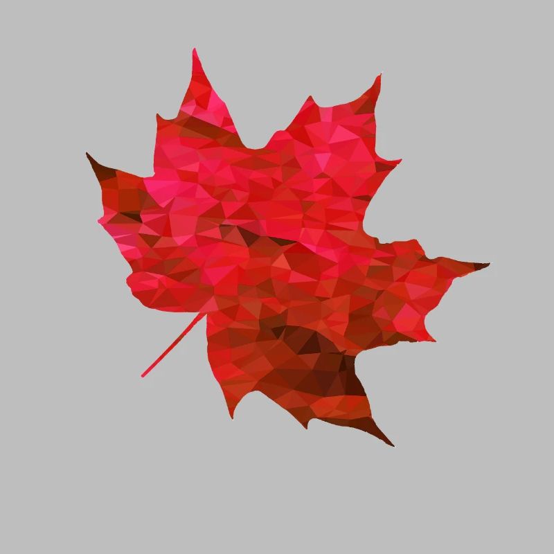 Maple Red Polygon