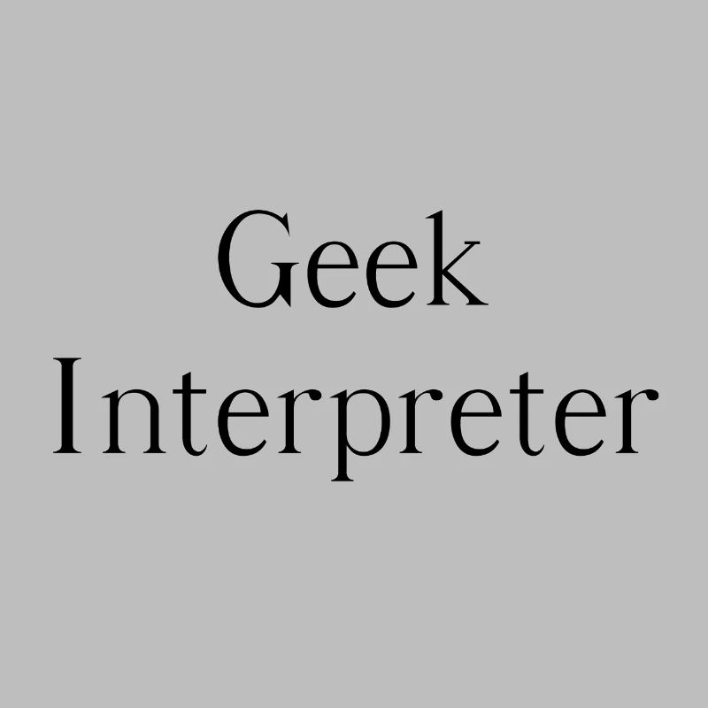 Geek interpreter