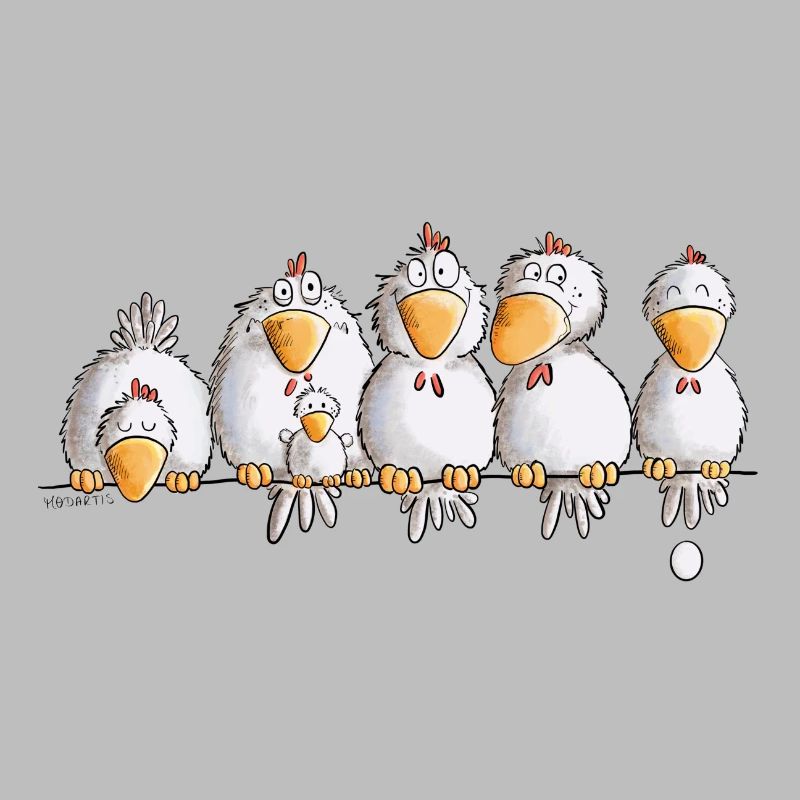 Chickens on the Chicken Pole I Chicken Comic