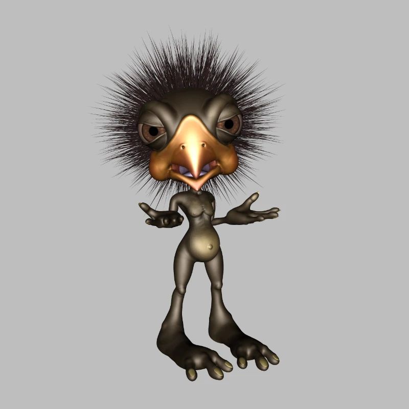 Lustiger süßer Vogel