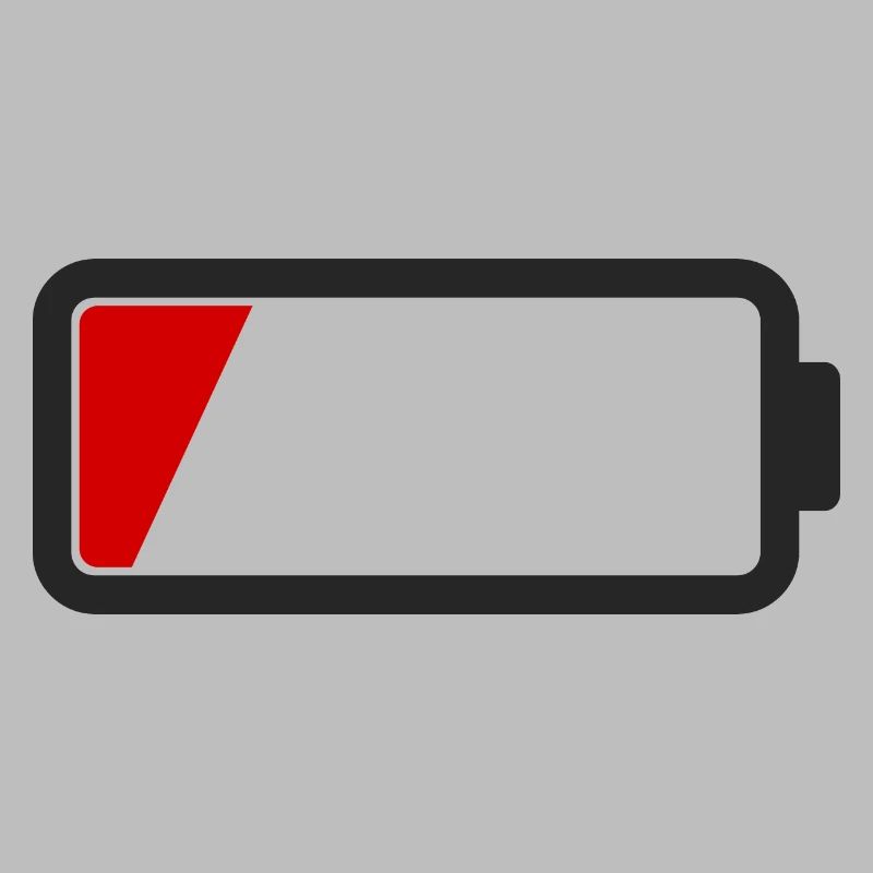 Batterie vide