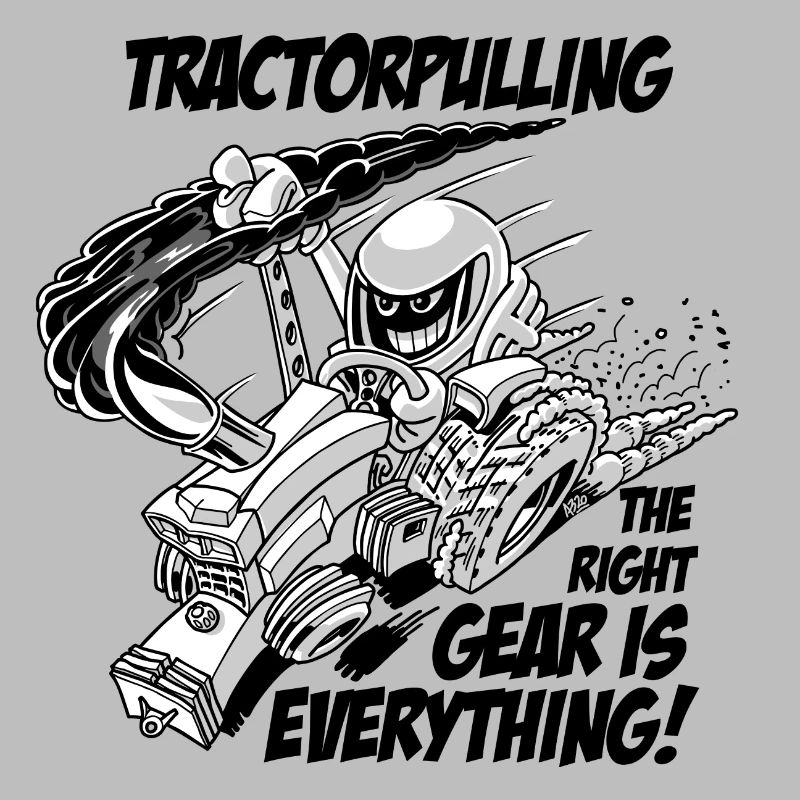 0966 tractor pulling BW