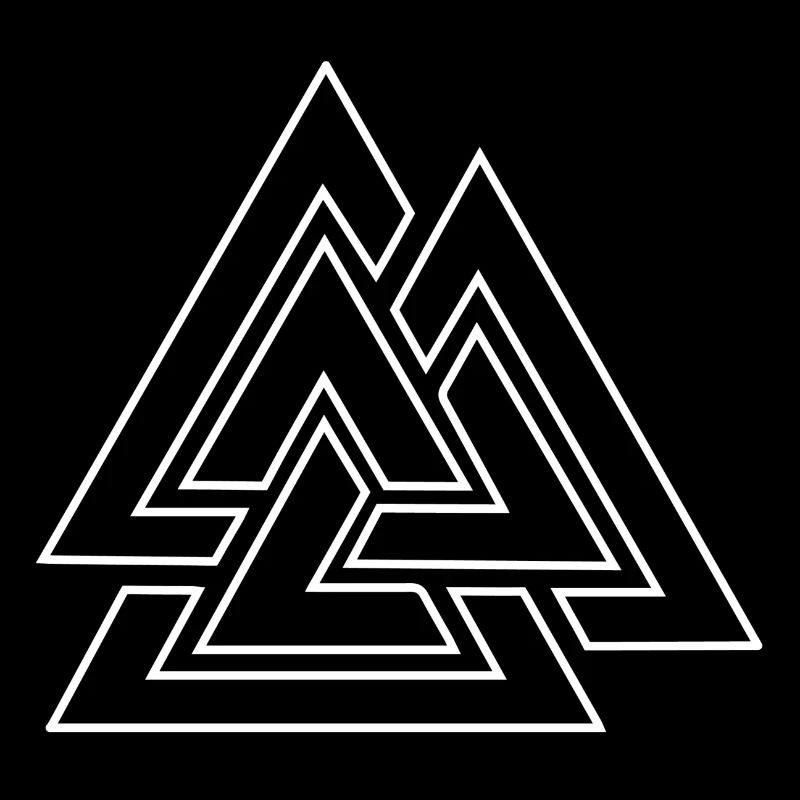 Patrón triangular entrelazado
