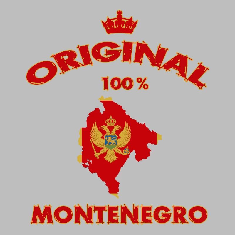 Drapeau du Monténégro original 100%