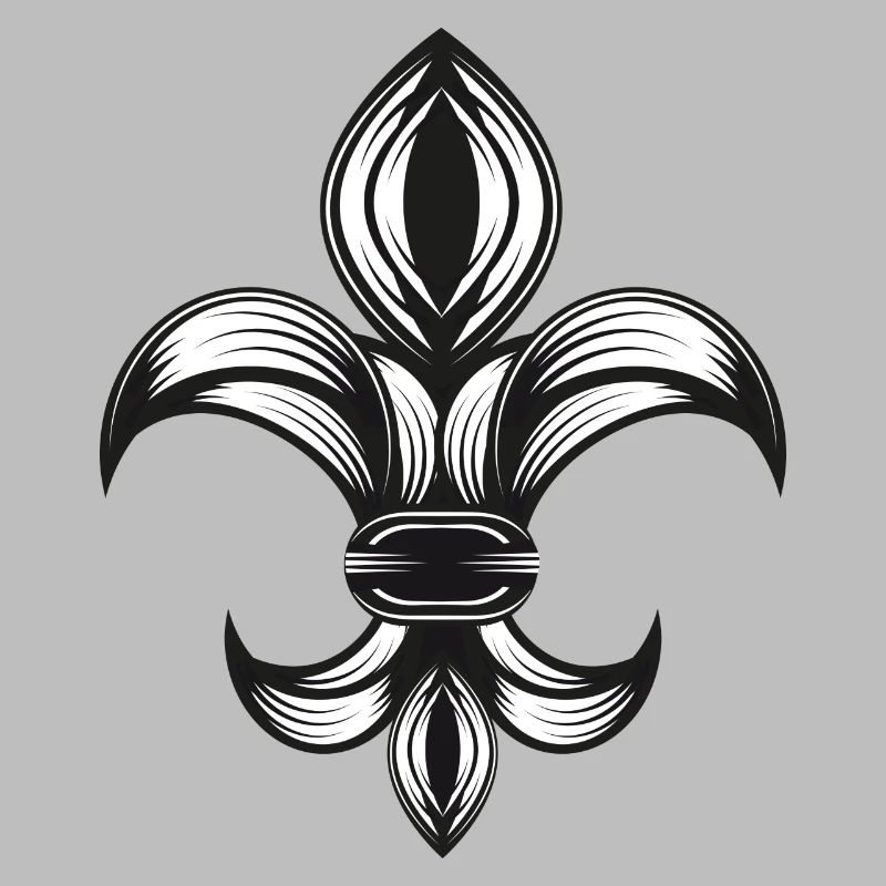iris stylisé - Fleur-de-Lys