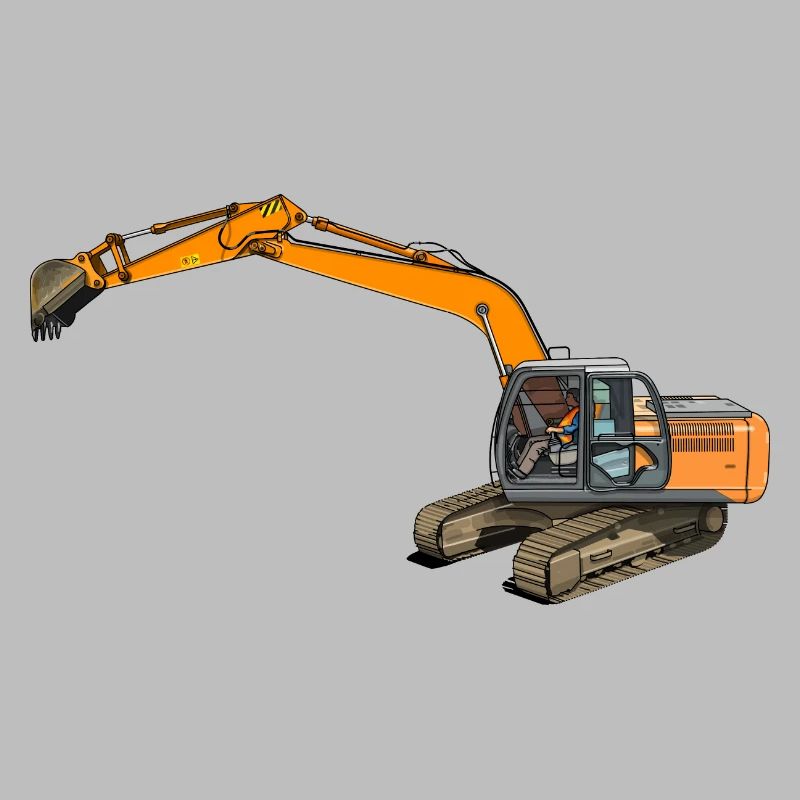 Löffelbagger greift ein