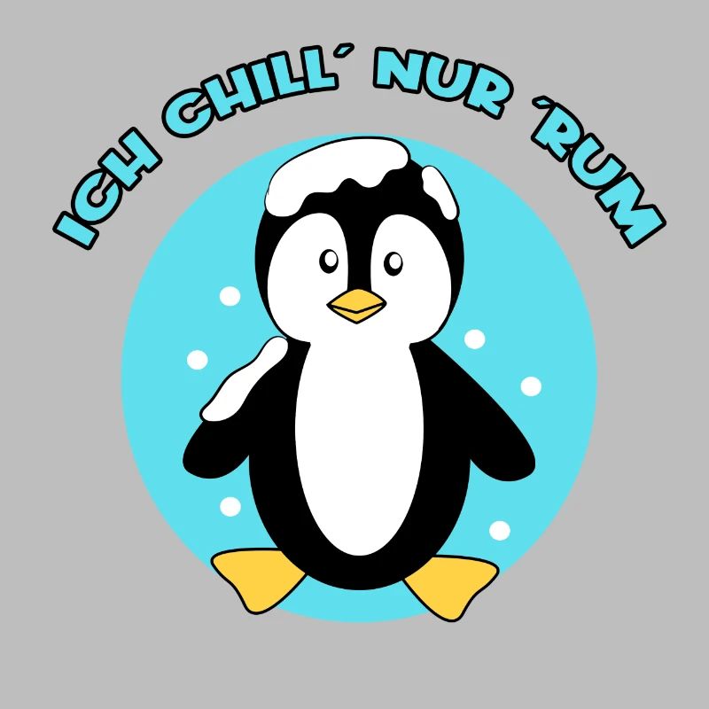 Süß Pinguin Seevogel Arktis Tier Schnee Vogel Eis