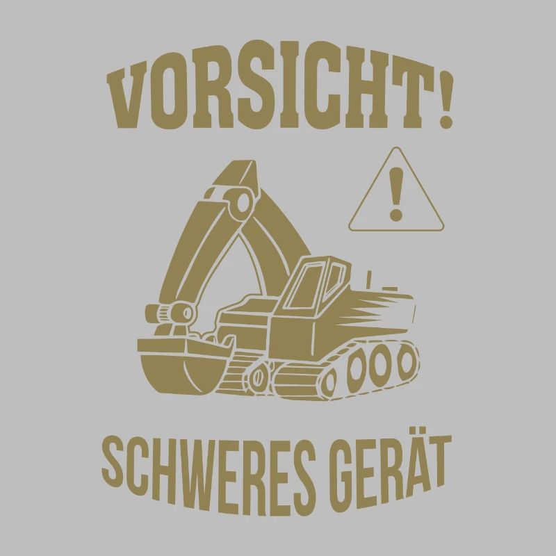 Bagger Baggerfahrer Baugeräteführer Schweres Gerät