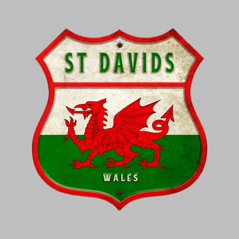 St Davids Pays de Galles Drapeau Design