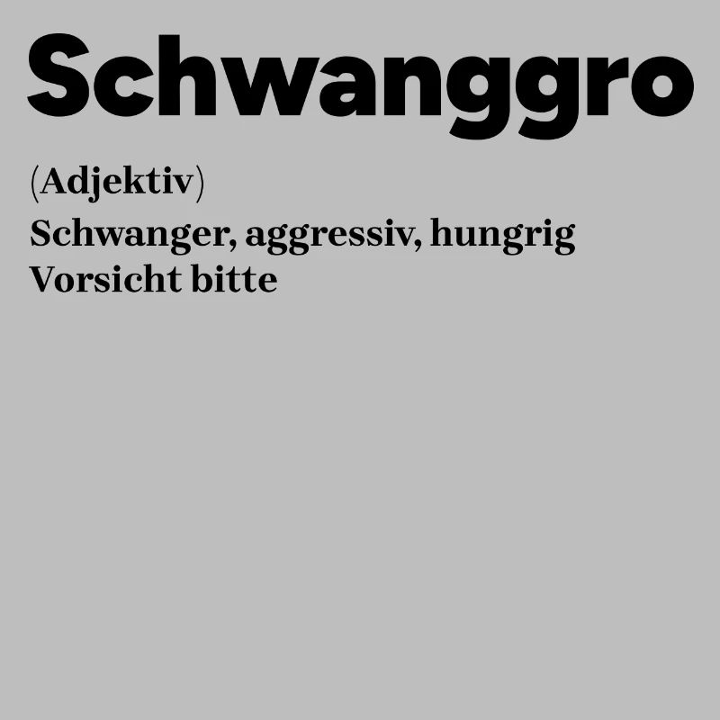Schwangerschaft Schwanger Mutter Statement Eltern
