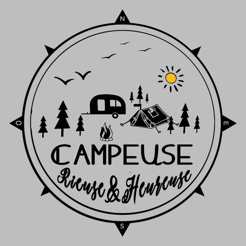 campeuse rieuse heureuse