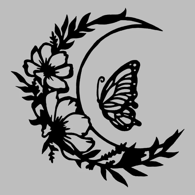 Fleurs de lune (noir)