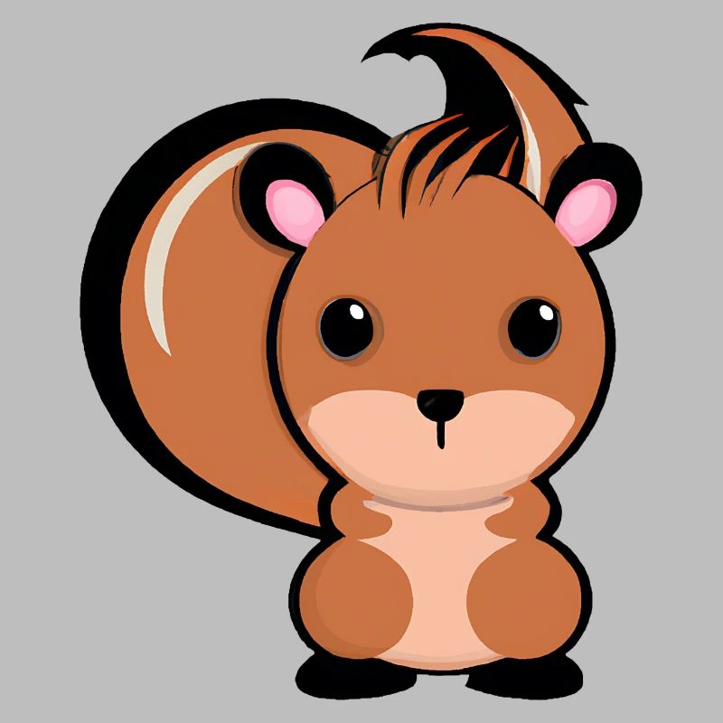 Süßes Eichhörnchen