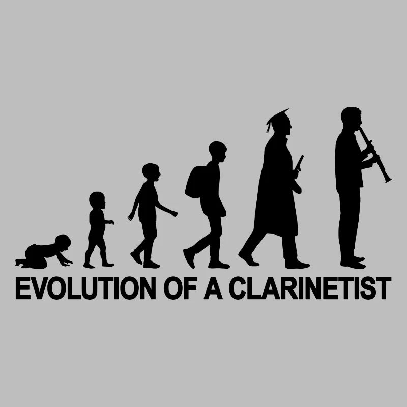 Evolution Of A Clarinetist