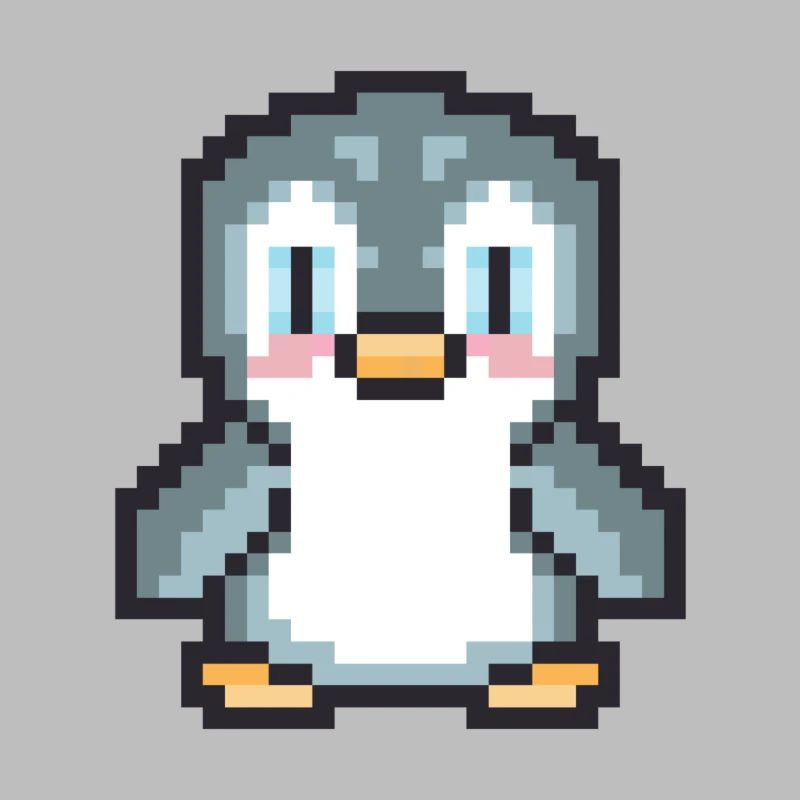 Penguin pixel art