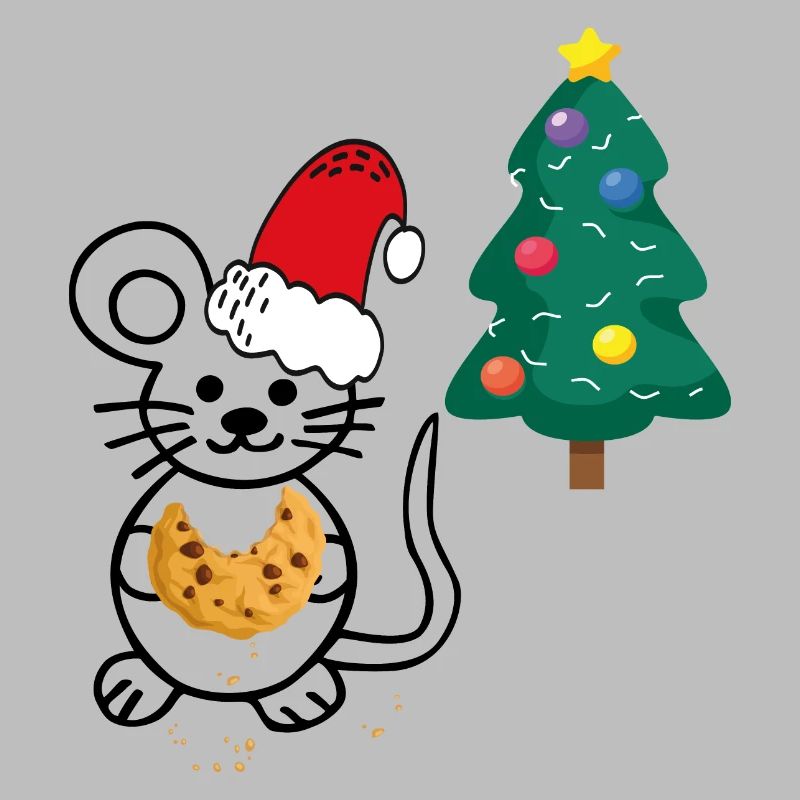 Christmas, Christmas Tree, Mouse