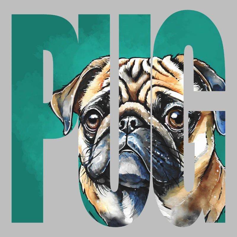 Pug Portrait