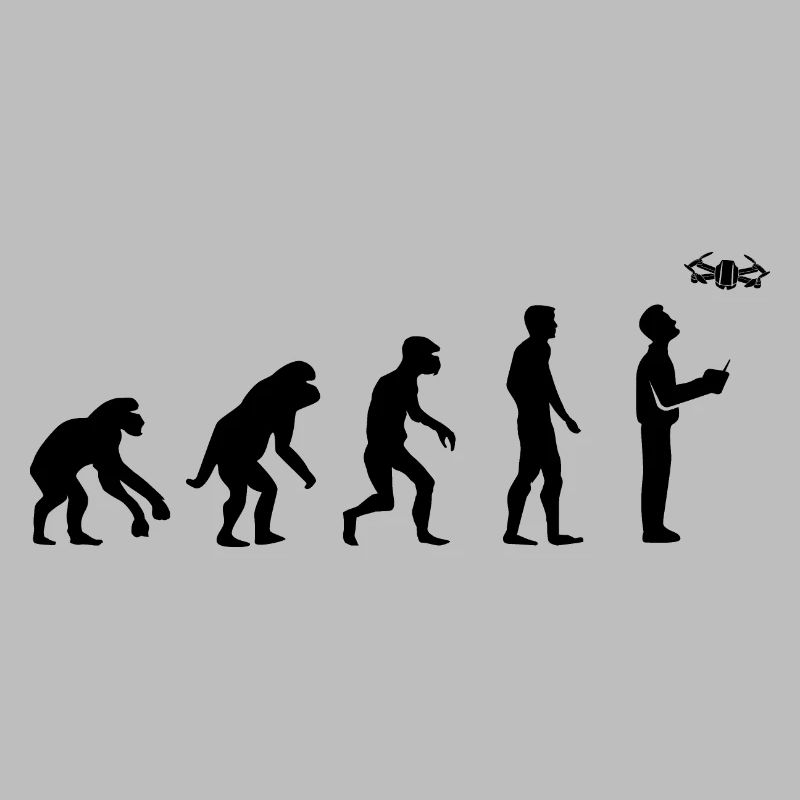 Drone Pilot Evolution Development Funny Design