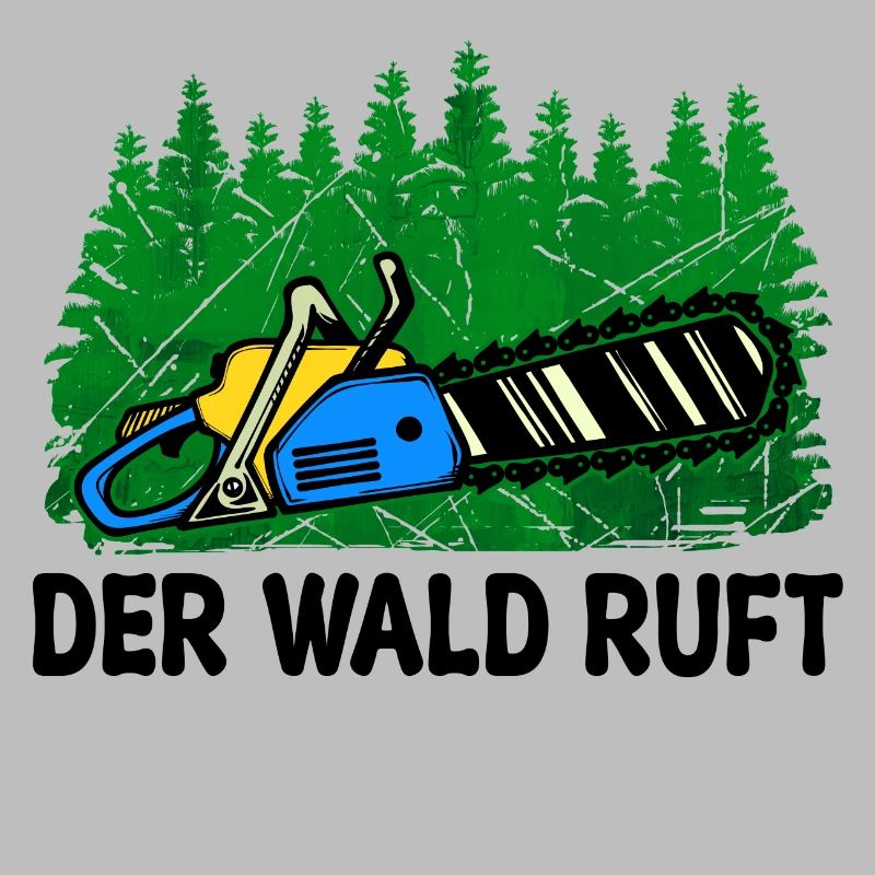 Wald Baum Statement Holz Säge Holzfäller