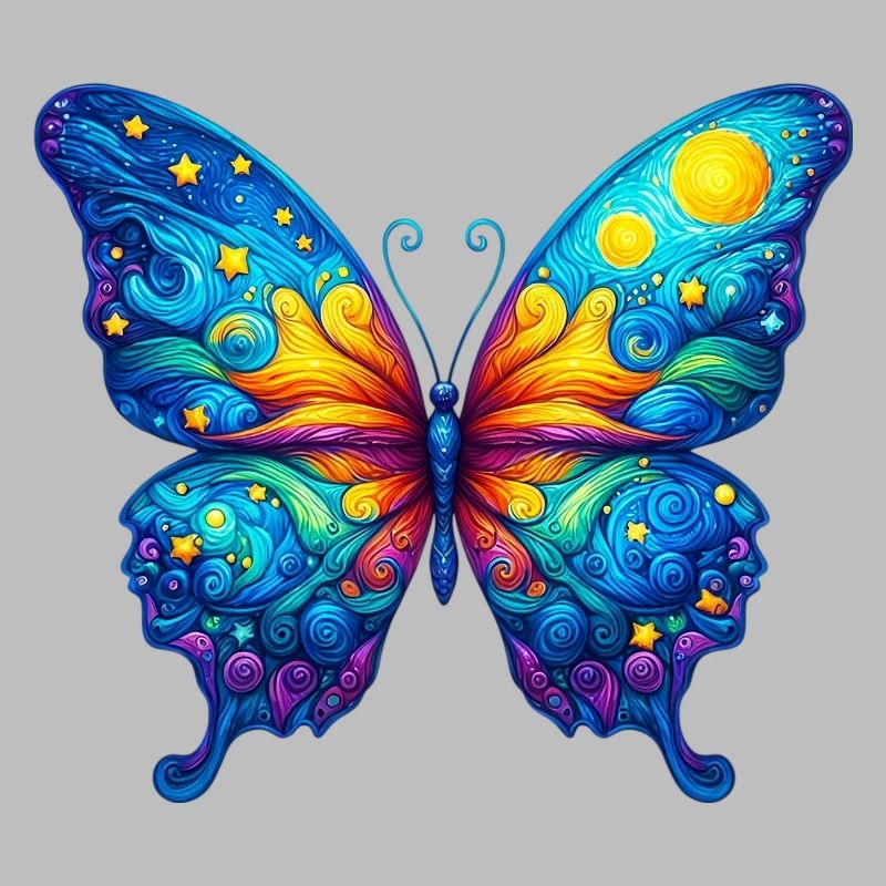 Van Gogh butterfly