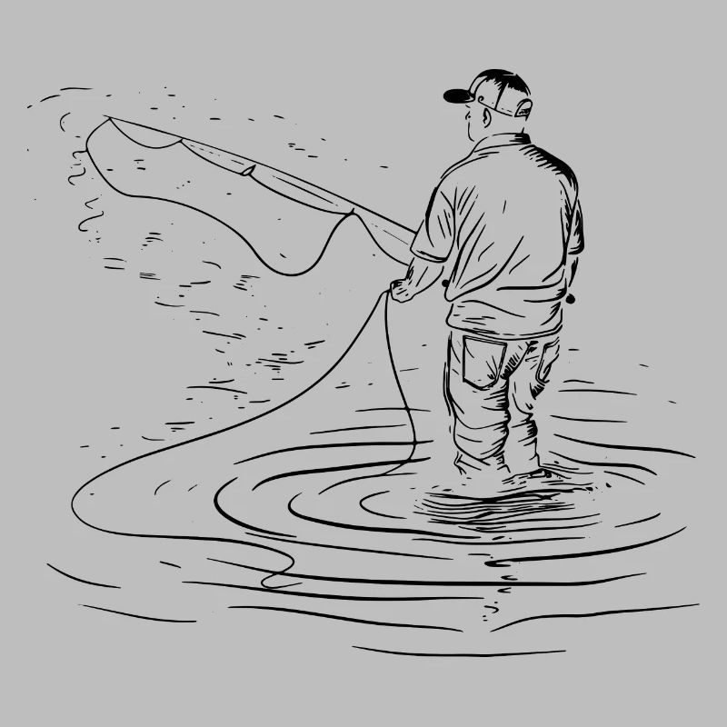 Fishing Drawing