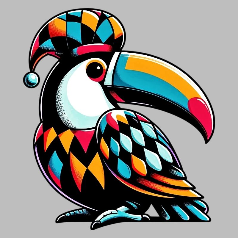 Toucan arlequin