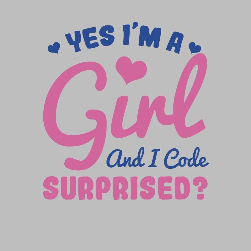 Fille et programmeuse