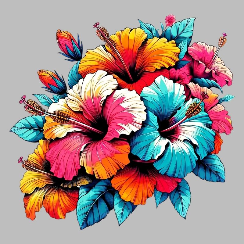 Fleurs d’hibiscus