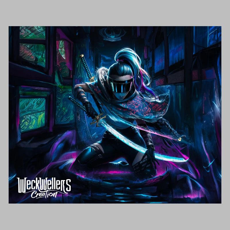 Graffiti Anime Samurai