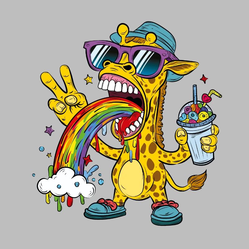 Regenbogengiraffe