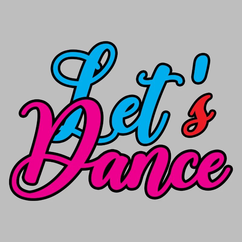 Design de danse joyeux avec splendeur de couleurs