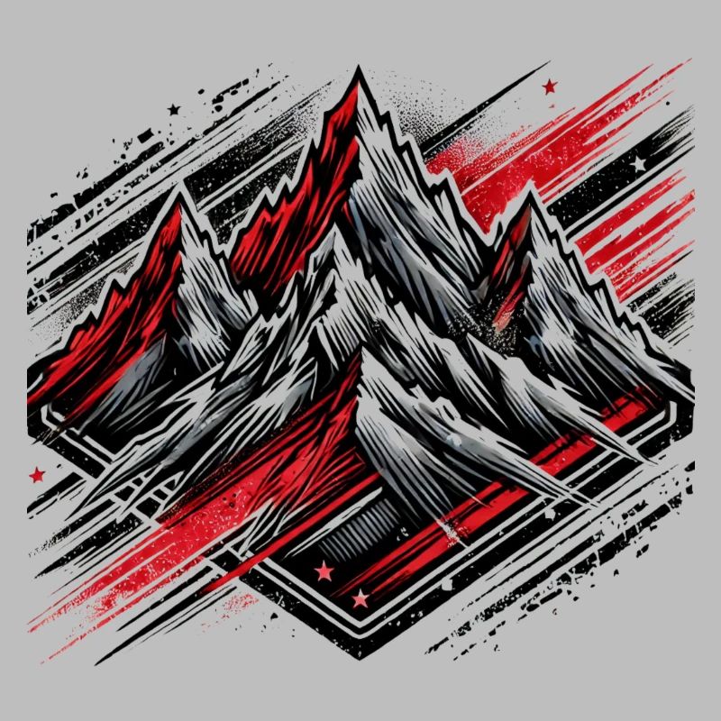 Schroffe Berge