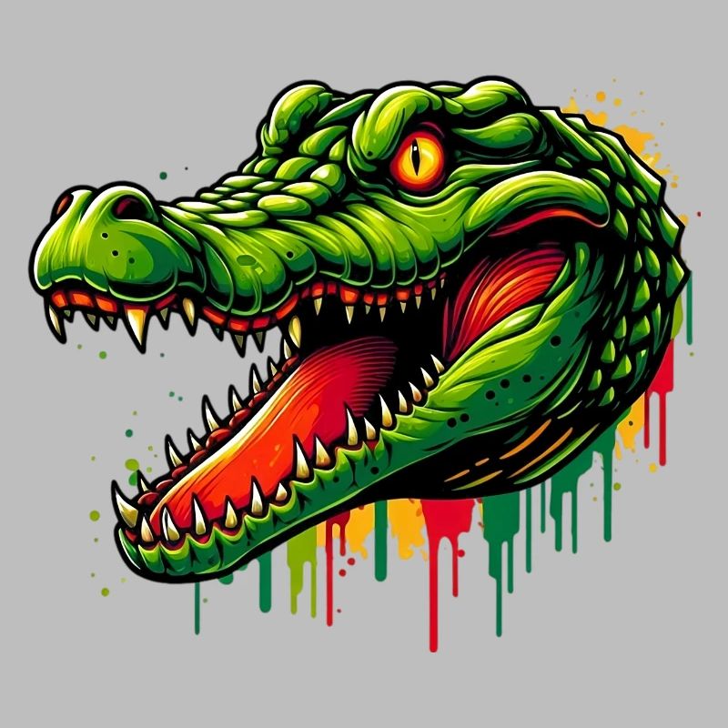 Alligator-Krokodil