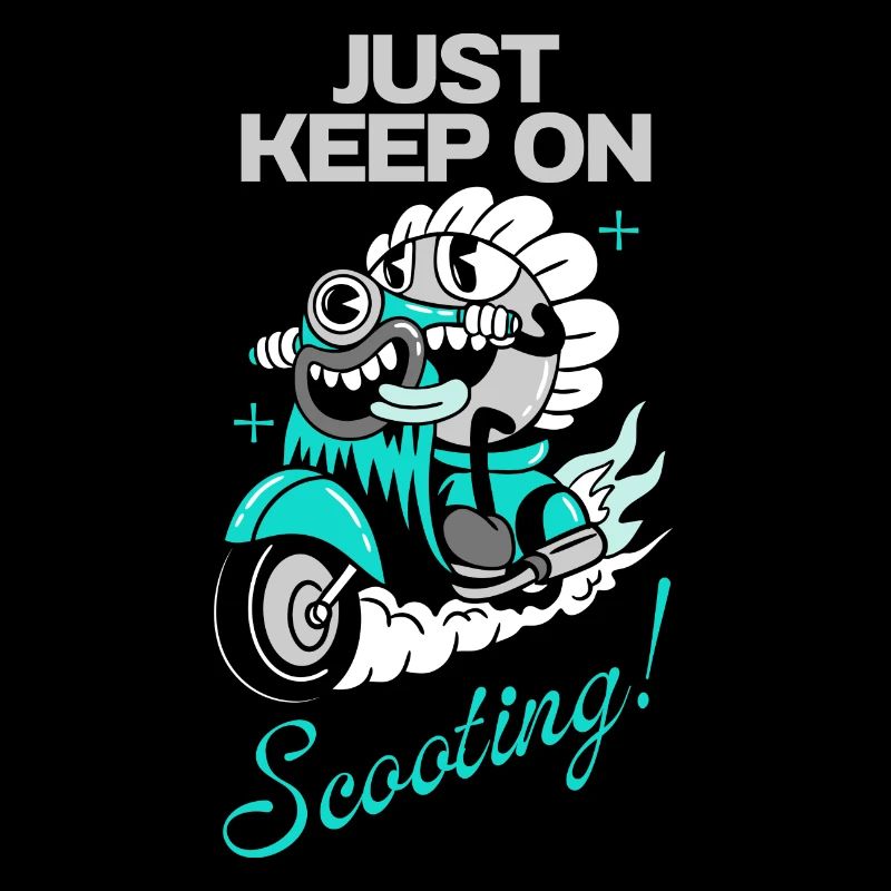 Just Keep On Scooting – Comic Scooter Fun