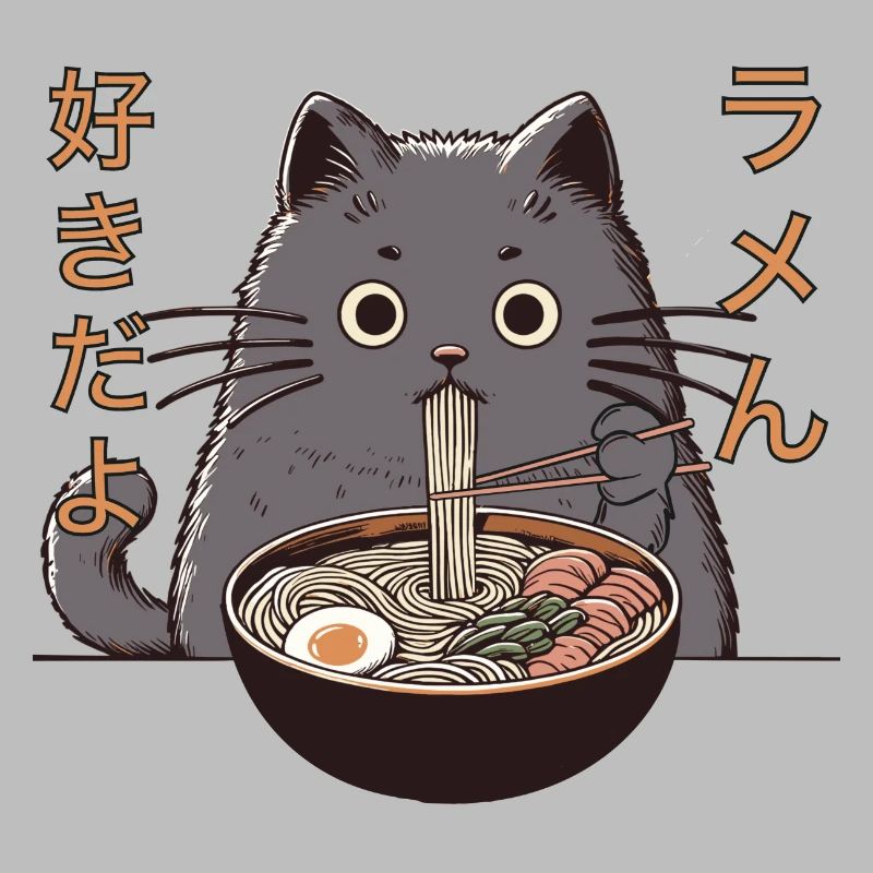 Mon chat vole mes ramen (Ramen Katze)