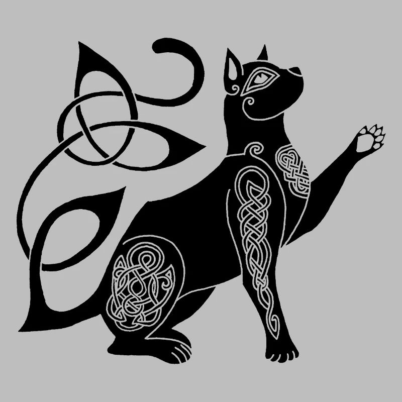 Chat noir celte