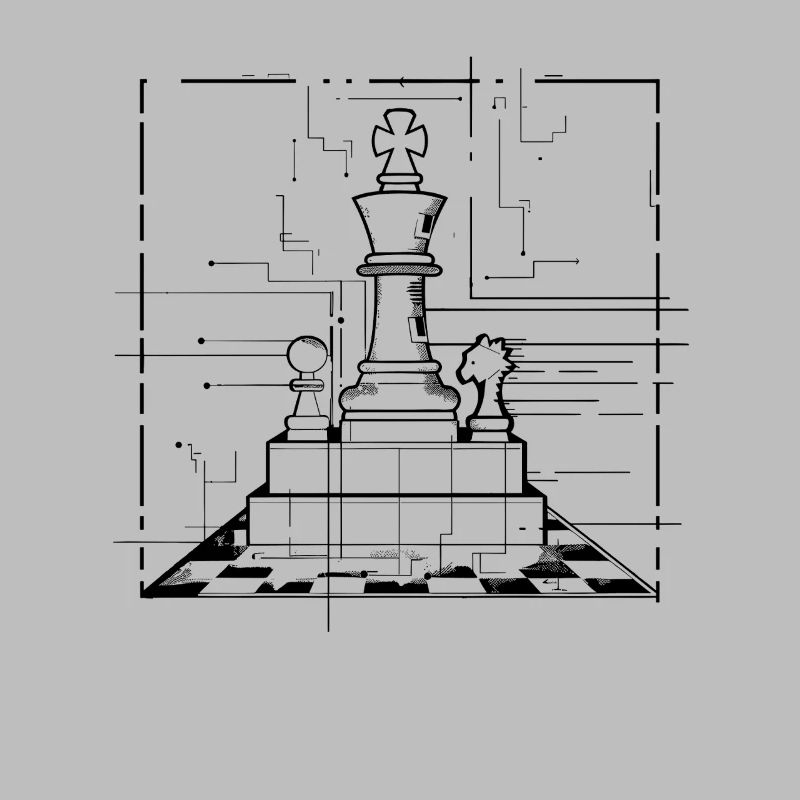 Graphiques de pièces d’échecs