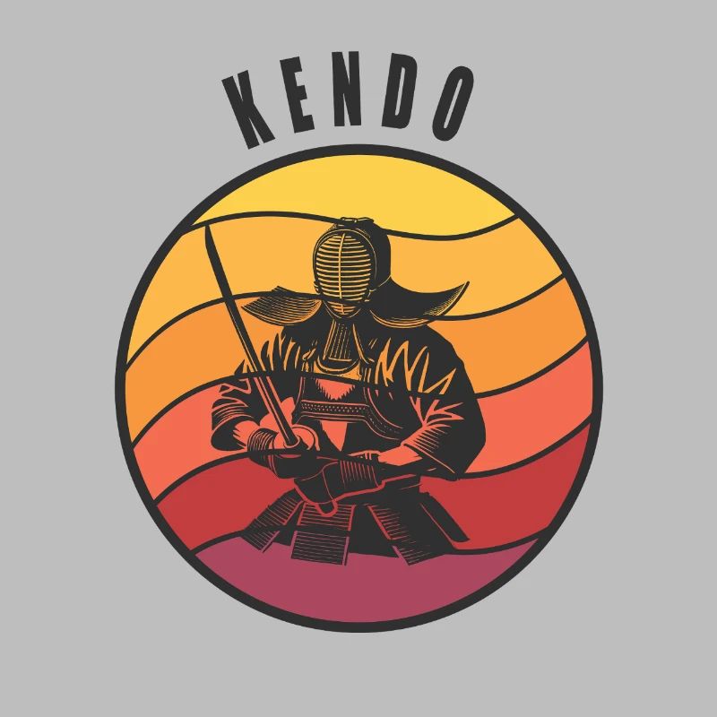 Retro Kendo Samurai Style