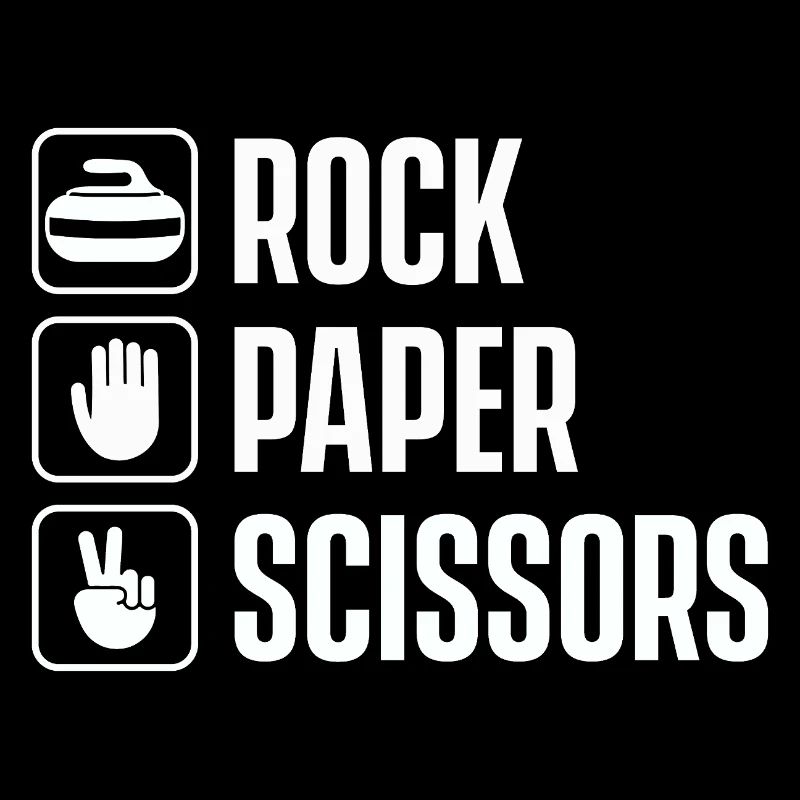 Roche Papier Ciseaux. Toujours en train de boucler.