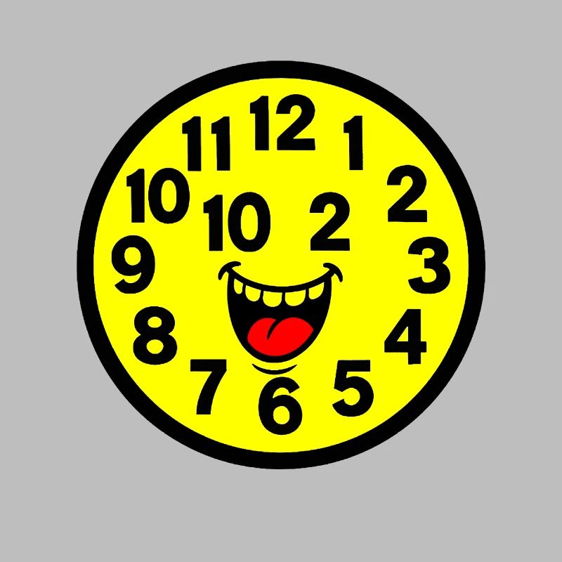 Cheerful Parodized Clock Design