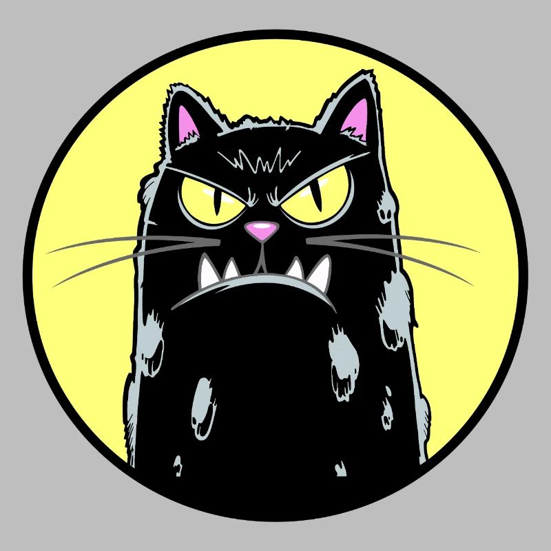 Schwarze Katze
