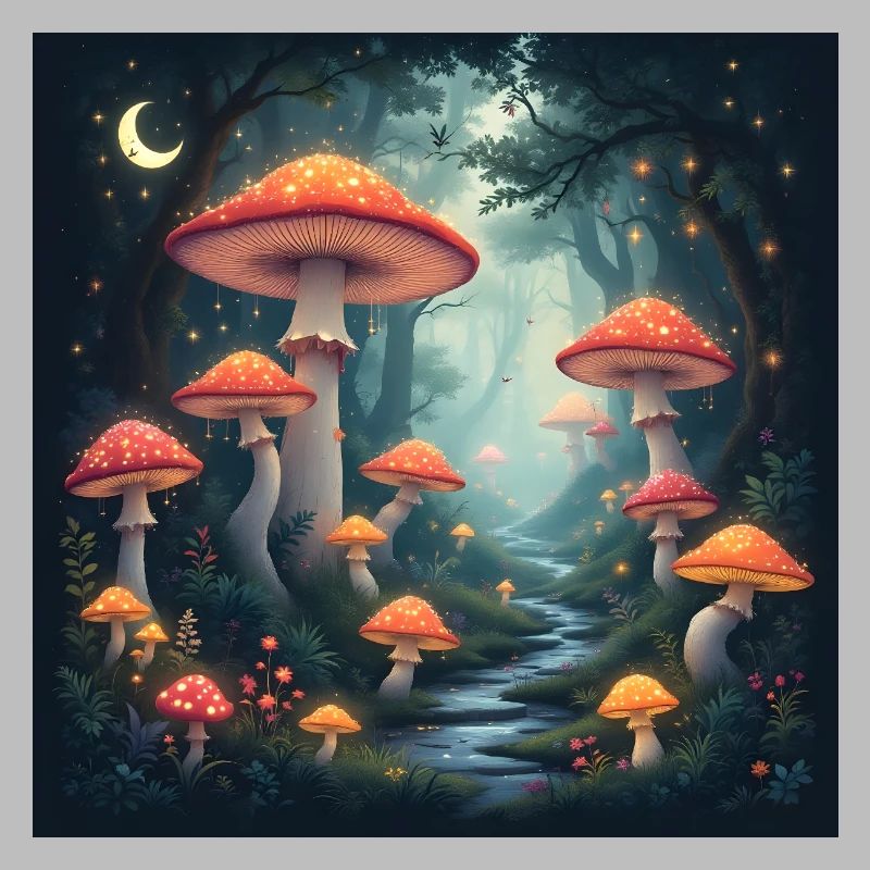 Forêt de champignons
