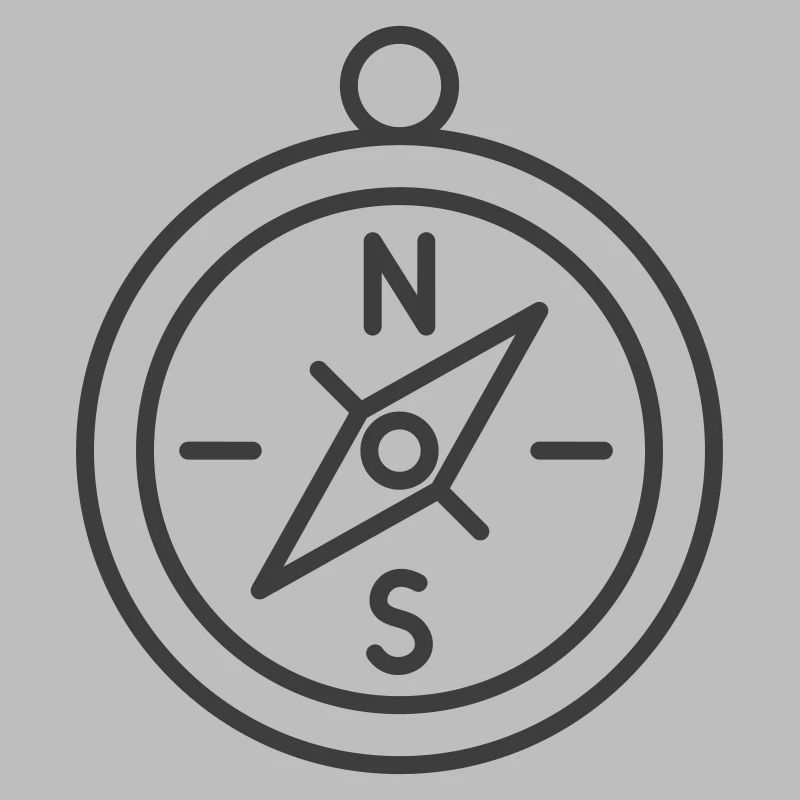 Minimalist Compass Navigation Design