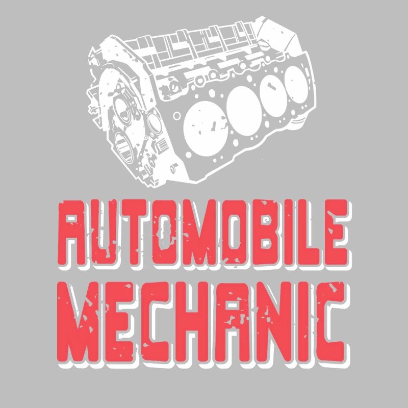 Automobile Mechanic Bold Engine Block Wrench Pride