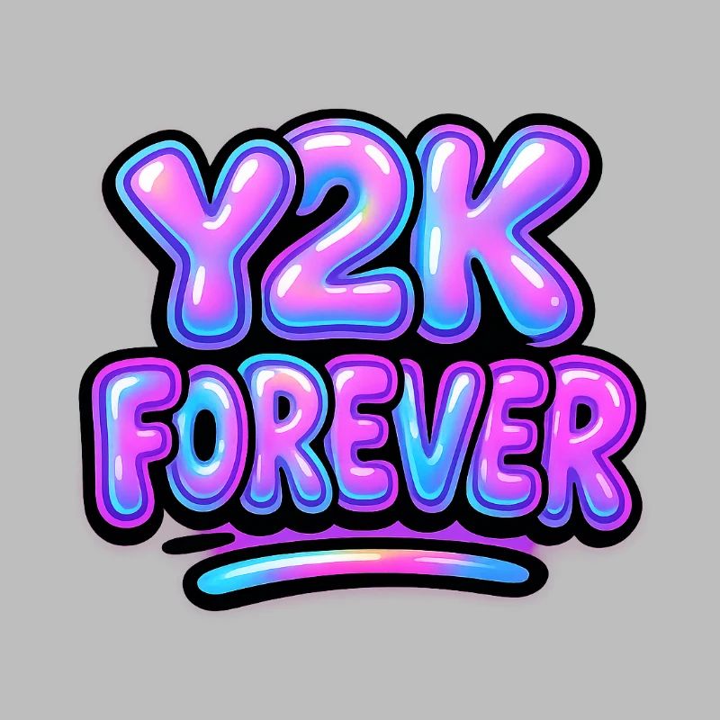 Y2K Forever Neon Design