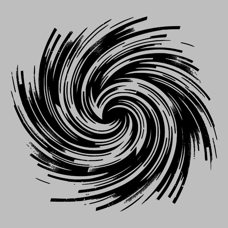 Hypnotic Vortex Black Hole Rotation