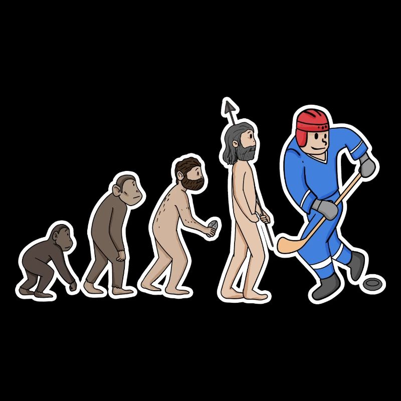 Evolution Eishockeyspieler 